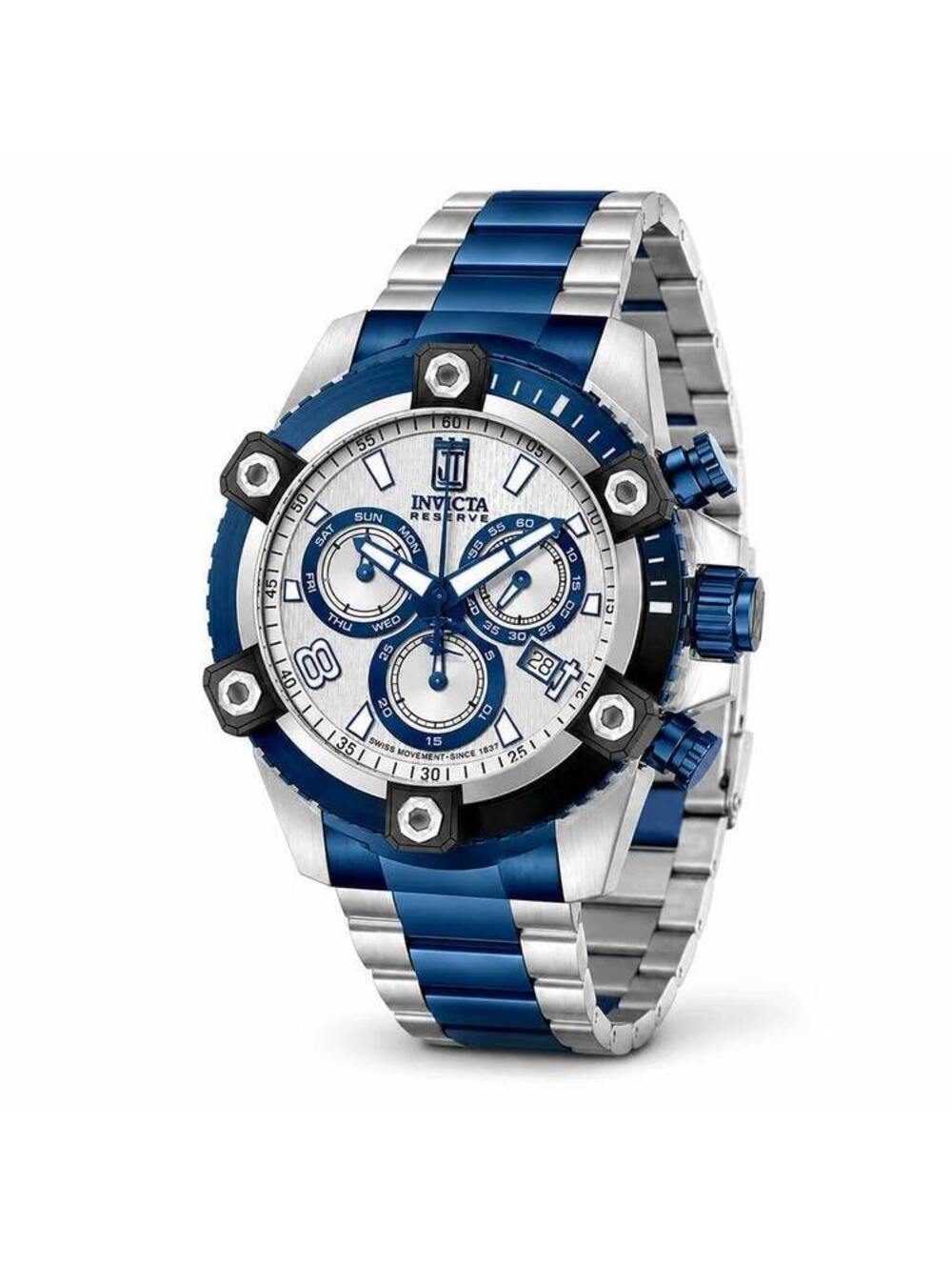 Invicta JT Swiss Ronda Men's Watch LE 01/99 - 50mm, Blue, Steel (51278)